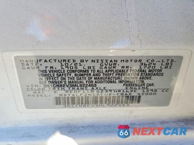 Zdjęcie 13 z 14 samochodu: 2021 NISSAN VERSA SV VIN:3N1CN8EV3ML922453 - miniatura