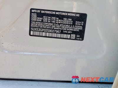 Zdjęcie 12 z 12 samochodu: 2025 BMW X3 30 XDRIVE VIN:5UX53GP02S9027967 - miniatura