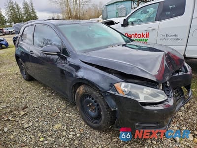 Czwarte zdjęcie samochodu z boku: 2015 VOLKSWAGEN GOLF VIN:3VW817AU8FM097476 - miniatura