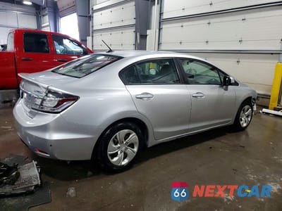 Trzecie zdjęcie samochodu z tyłu: 2013 HONDA CIVIC HYBRID VIN:19XFB4F23DE202073 - miniatura