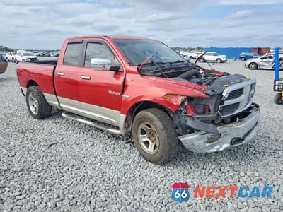 Czwarte zdjęcie samochodu z boku: 2010 DODGE RAM 1500 VIN:1D7RB1GTXAS134789 - miniatura