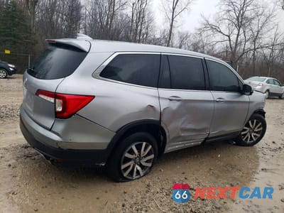 Trzecie zdjęcie samochodu z tyłu: 2020 HONDA PILOT EX VIN:5FNYF5H37LB026193 - miniatura