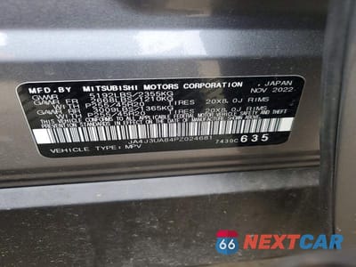 Zdjęcie 13 z 13 samochodu: 2023 MITSUBISHI OUTLANDER SE VIN:JA4J3UA84PZ024681 - miniatura