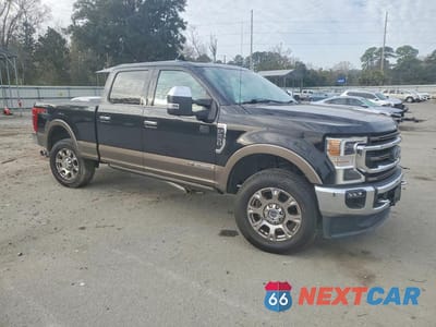 Czwarte zdjęcie samochodu z boku: 2021 FORD F250 SUPER DUTY VIN:1FT7W2BT5MED40950 - miniatura