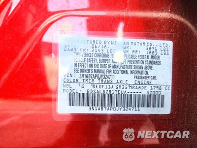 Zdjęcie 13 z 13 samochodu: 2018 NISSAN SENTRA SV VIN:3N1AB7AP0JY324711 - miniatura