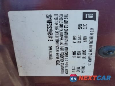 Zdjęcie 13 z 14 samochodu: 2003 CHEVROLET IMPALA VIN:2G1WF52E239251412 - miniatura