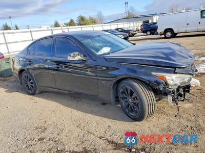 Czwarte zdjęcie samochodu z boku: 2014 INFINITI Q50 BASE VIN:JN1BV7AR6EM703573 - miniatura