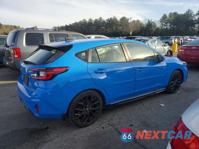 Trzecie zdjęcie samochodu z tyłu: 2024 SUBARU IMPREZA RS VIN:JF1GUHHC6R8294685 - miniatura