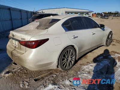 Trzecie zdjęcie samochodu z tyłu: 2019 INFINITI Q50 RED SPORT 400 VIN:JN1FV7AR3KM800520 - miniatura