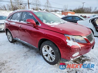 Czwarte zdjęcie samochodu z boku: 2010 LEXUS RX 450H VIN:JTJBC1BA1A2016318 - miniatura