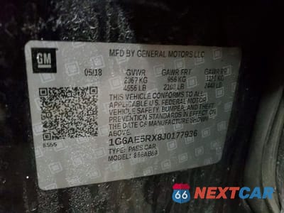 Zdjęcie 12 z 12 samochodu: 2018 CADILLAC ATS VIN:1G6AE5RX8J0177936 - miniatura