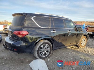 Trzecie zdjęcie samochodu z tyłu: 2017 INFINITI QX80 BASE VIN:JN8AZ2NE3H9150402 - miniatura