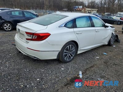 Trzecie zdjęcie samochodu z tyłu: 2021 HONDA ACCORD HYBRID EX VIN:1HGCV3F4XMA001796 - miniatura