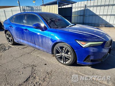 Czwarte zdjęcie samochodu z boku: 2023 ACURA INTEGRA A-SPEC TECH VIN:19UDE4H65PA020706 - miniatura