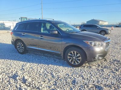 Czwarte zdjęcie samochodu z boku: 2014 INFINITI QX60 VIN:5N1AL0MMXEC546136 - miniatura