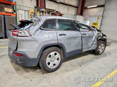 Trzecie zdjęcie samochodu z tyłu: 2016 JEEP CHEROKEE SPORT VIN:1C4PJLAB2GW160868 - miniatura