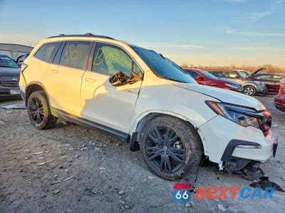 Czwarte zdjęcie samochodu z boku: 2022 HONDA PILOT SE VIN:5FNYF5H23NB015735 - miniatura