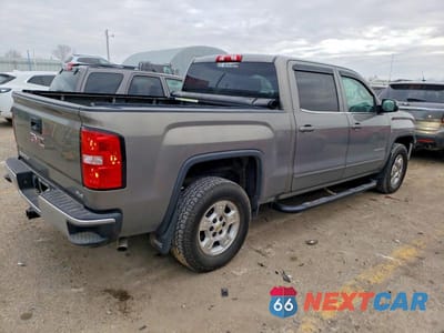 Trzecie zdjęcie samochodu z tyłu: 2017 GMC SIERRA K1500 SLE VIN:3GTU2MEC2HG304217 - miniatura