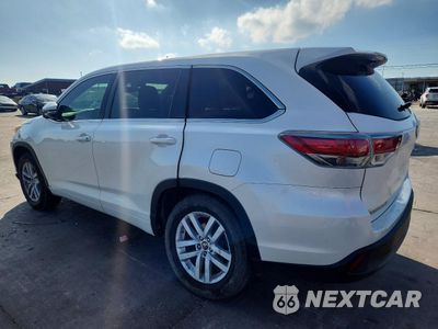 Drugie zdjęcie samochodu z przodu: 2016 TOYOTA HIGHLANDER LE VIN:5TDZKRFH0GS171891 - miniatura