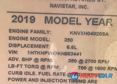Zdjęcie 10 z 10 samochodu: 2019 CHEVROLET SILVERADO MEDIUM DUTY VIN:1HTKHPVH3KH863441 - miniatura