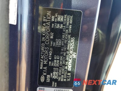 Zdjęcie 12 z 12 samochodu: 2019 KIA SPORTAGE LX VIN:KNDPMCAC4K7625265 - miniatura