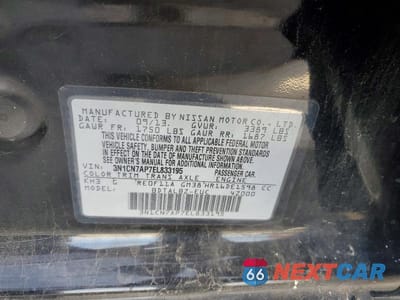 Zdjęcie 13 z 13 samochodu: 2014 NISSAN VERSA VIN:3N1CN7AP7EL833195 - miniatura