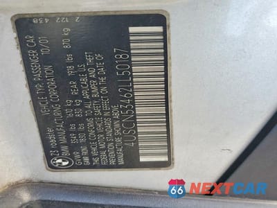 Zdjęcie 12 z 12 samochodu: 2002 BMW Z3 3.0 VIN:4USCN53462LL50187 - miniatura