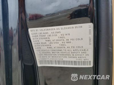 Zdjęcie 13 z 14 samochodu: 2009 VOLKSWAGEN TOUAREG 2 V6 VIN:WVGBE77LX9D001208 - miniatura