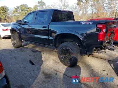 Drugie zdjęcie samochodu z przodu: 2021 CHEVROLET SILVERADO K1500 RST VIN:3GCUYEEL7MG125055 - miniatura