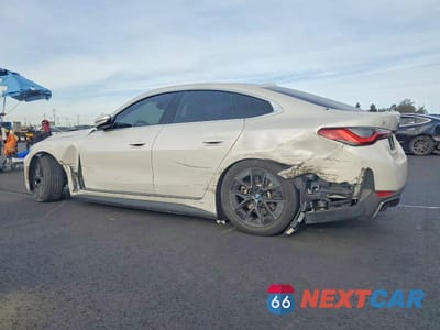 Drugie zdjęcie samochodu z przodu: 2024 BMW I4 EDRIVE 35 VIN:WBY43AW07RFS85410 - miniatura