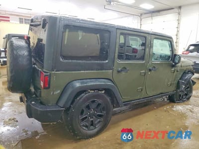 Trzecie zdjęcie samochodu z tyłu: 2016 JEEP WRANGLER UNLIMITED SPORT VIN:1C4BJWDG3GL107939 - miniatura