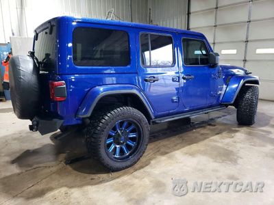 Trzecie zdjęcie samochodu z tyłu: 2019 JEEP WRANGLER UNLIMITED SAHARA VIN:1C4HJXEN4KW512289 - miniatura