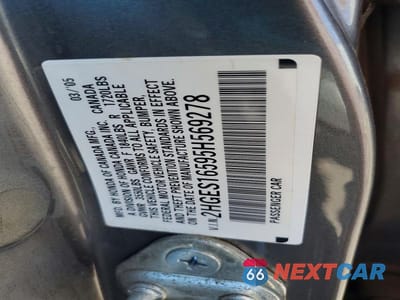 Zdjęcie 12 z 12 samochodu: 2005 HONDA CIVIC LX VIN:2HGES16595H569278 - miniatura