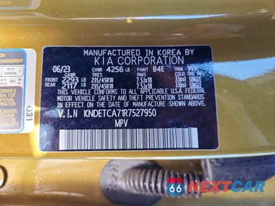 Zdjęcie 13 z 13 samochodu: 2024 KIA SELTOS SX VIN:KNDETCA71R7527950 - miniatura