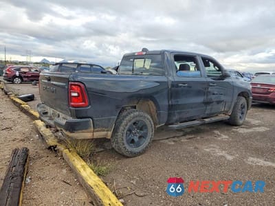 Trzecie zdjęcie samochodu z tyłu: 2025 RAM 1500 TRADESMAN VIN:1C6SRFGP0SN594641 - miniatura