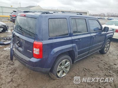 Trzecie zdjęcie samochodu z tyłu: 2014 JEEP PATRIOT LIMITED VIN:1C4NJRCB0ED534166 - miniatura