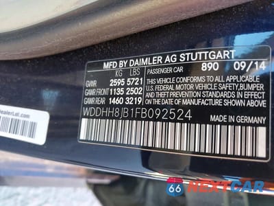 Zdjęcie 12 z 12 samochodu: 2015 MERCEDES-BENZ E 350 4MATIC WAGON VIN:WDDHH8JB1FB092524 - miniatura