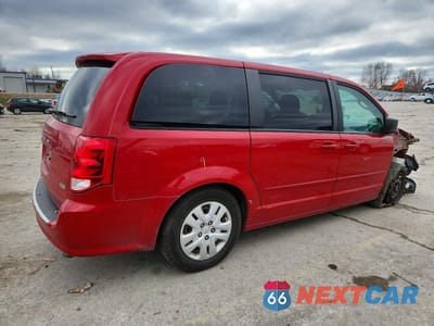 Trzecie zdjęcie samochodu z tyłu: 2015 DODGE GRAND CARAVAN SE VIN:2C4RDGBG7FR568632 - miniatura