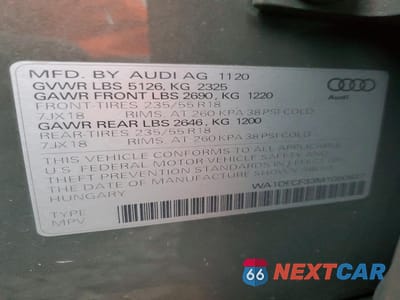Zdjęcie 13 z 14 samochodu: 2021 AUDI Q3 PREMIUM S LINE 45 VIN:WA1DECF33M1050827 - miniatura