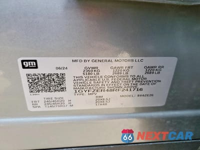 Zdjęcie 14 z 14 samochodu: 2024 CADILLAC XT4 SPORT VIN:1GYFZER48RF241716 - miniatura