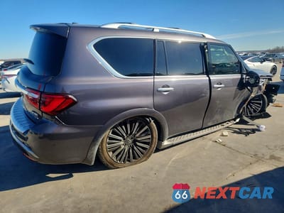 Trzecie zdjęcie samochodu z tyłu: 2019 INFINITY QX80 LIMITED VIN:JN8AZ2NE4K9233313 - miniatura