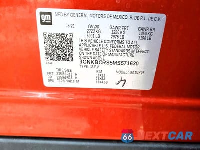 Zdjęcie 14 z 14 samochodu: 2021 CHEVROLET BLAZER 2LT VIN:3GNKBCRS5MS571630 - miniatura