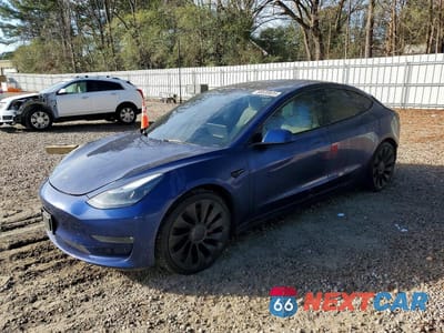 2022 TESLA MODEL 3 5YJ3E1EC9NF104535 - główne zdjęcie licytacji z USA - miniatura
