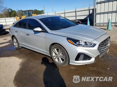 Czwarte zdjęcie samochodu z boku: 2019 HYUNDAI SONATA LIMITED VIN:5NPE34AF4KH771574 - miniatura