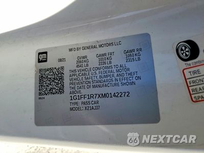 Zdjęcie 12 z 13 samochodu: 2021 CHEVROLET CAMARO LZ VIN:1G1FF1R7XM0142272 - miniatura