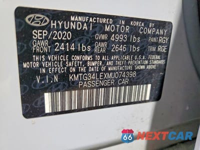 Zdjęcie 13 z 13 samochodu: 2021 GENESIS G70 VIN:KMTG34LEXMU074398 - miniatura
