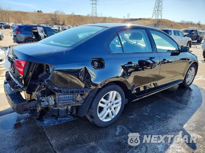 Trzecie zdjęcie samochodu z tyłu: 2015 VOLKSWAGEN JETTA BASE VIN:3VW2K7AJ2FM352552 - miniatura