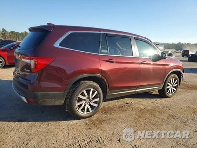Trzecie zdjęcie samochodu z tyłu: 2021 HONDA PILOT EX VIN:5FNYF6H33MB086575 - miniatura