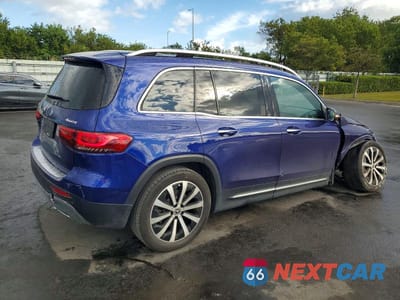 Trzecie zdjęcie samochodu z tyłu: 2020 MERCEDES-BENZ GLB 250 4MATIC VIN:W1N4M4HB7LW022185 - miniatura