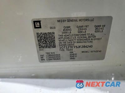 Zdjęcie 12 z 12 samochodu: 2018 GMC SIERRA K2500 SLT VIN:1GT12TEY5JF284240 - miniatura